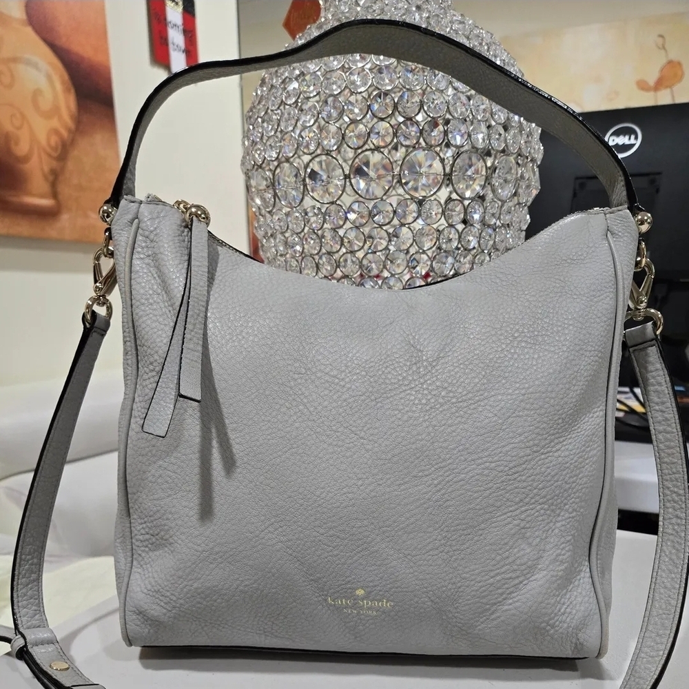 Kate Spade Light Gray Shoulder Bag